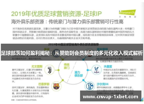 足球部落如何盈利揭秘：从赞助到会员制度的多元化收入模式解析